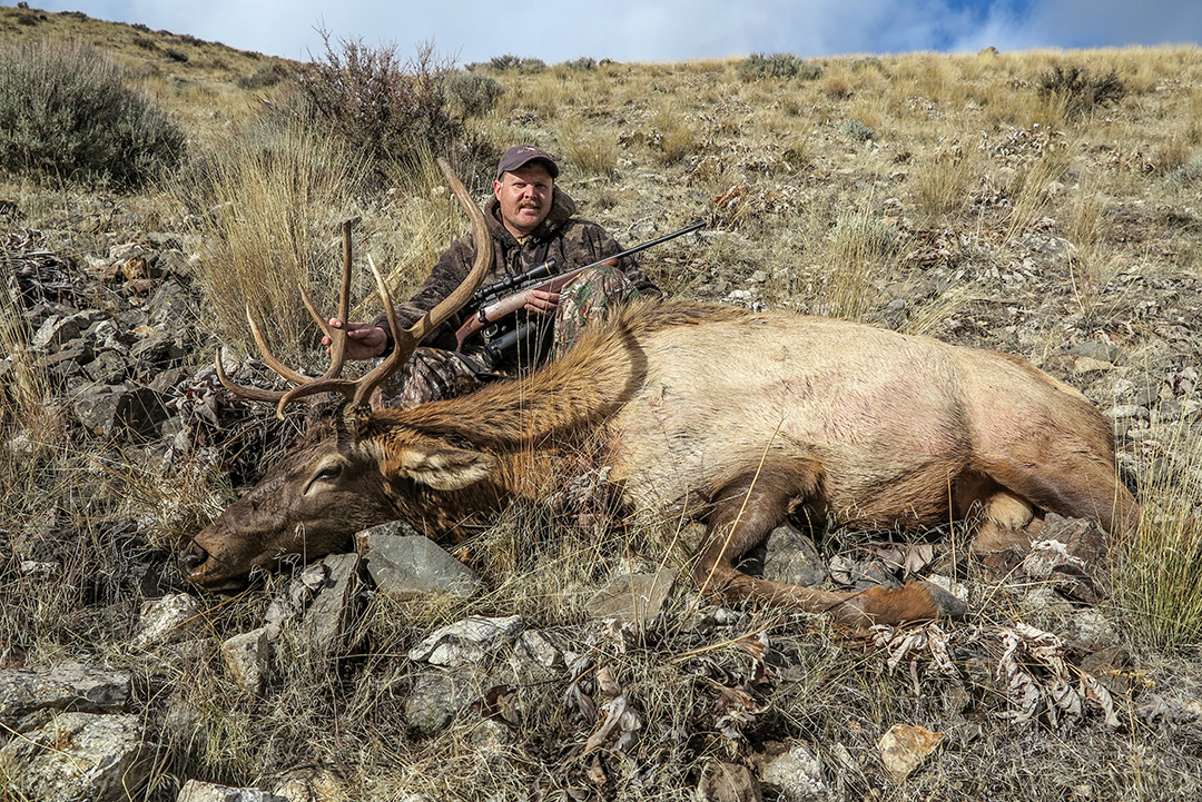 Jason shot this particular bull a few years ago on the same mountain that provided a more recent bull. Elk are often found on the same mountains each season.